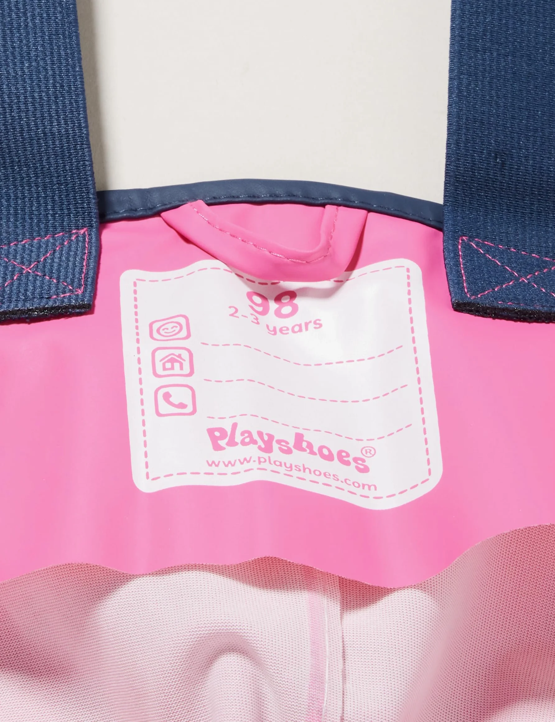 Playshoes Regenlatzhose Mit Herzchen - Wiatro- i wodoodporne spodnie przeciwdeszczowe Uniseks - dzieci