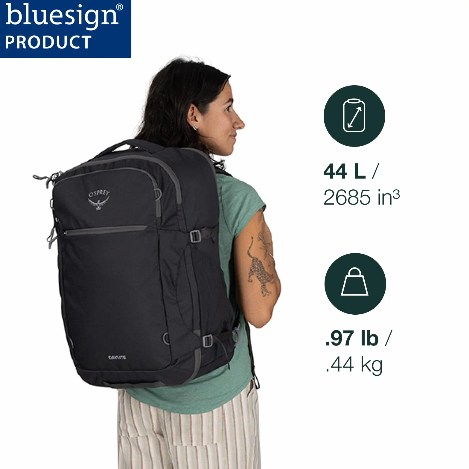 Osprey Backpack Uniseks Daylite Co Travel Pack 44