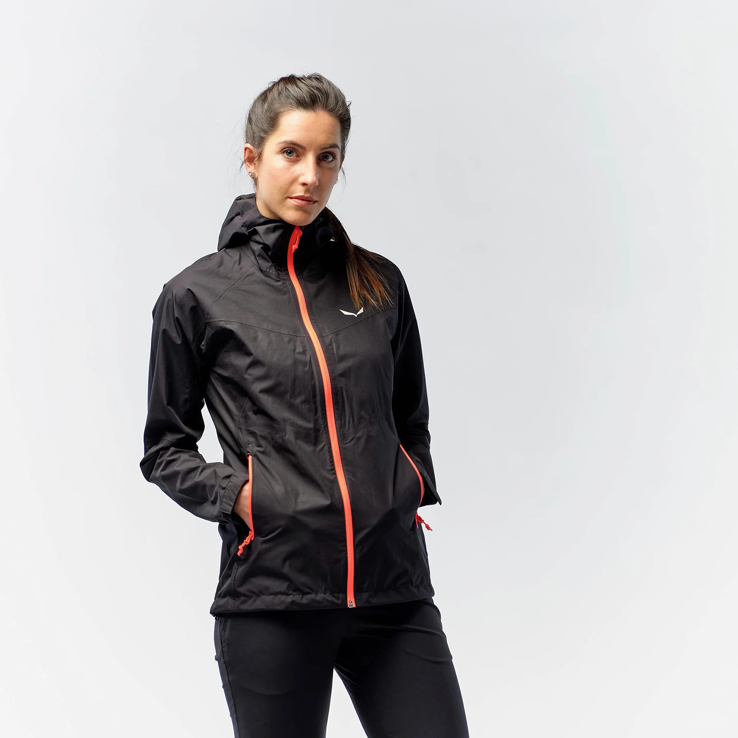 Salewa Puez Aqua 3 PTX damska kurtka hardshell, zielony (liście), rozmiar 4XL Black Out/6080 40/34
