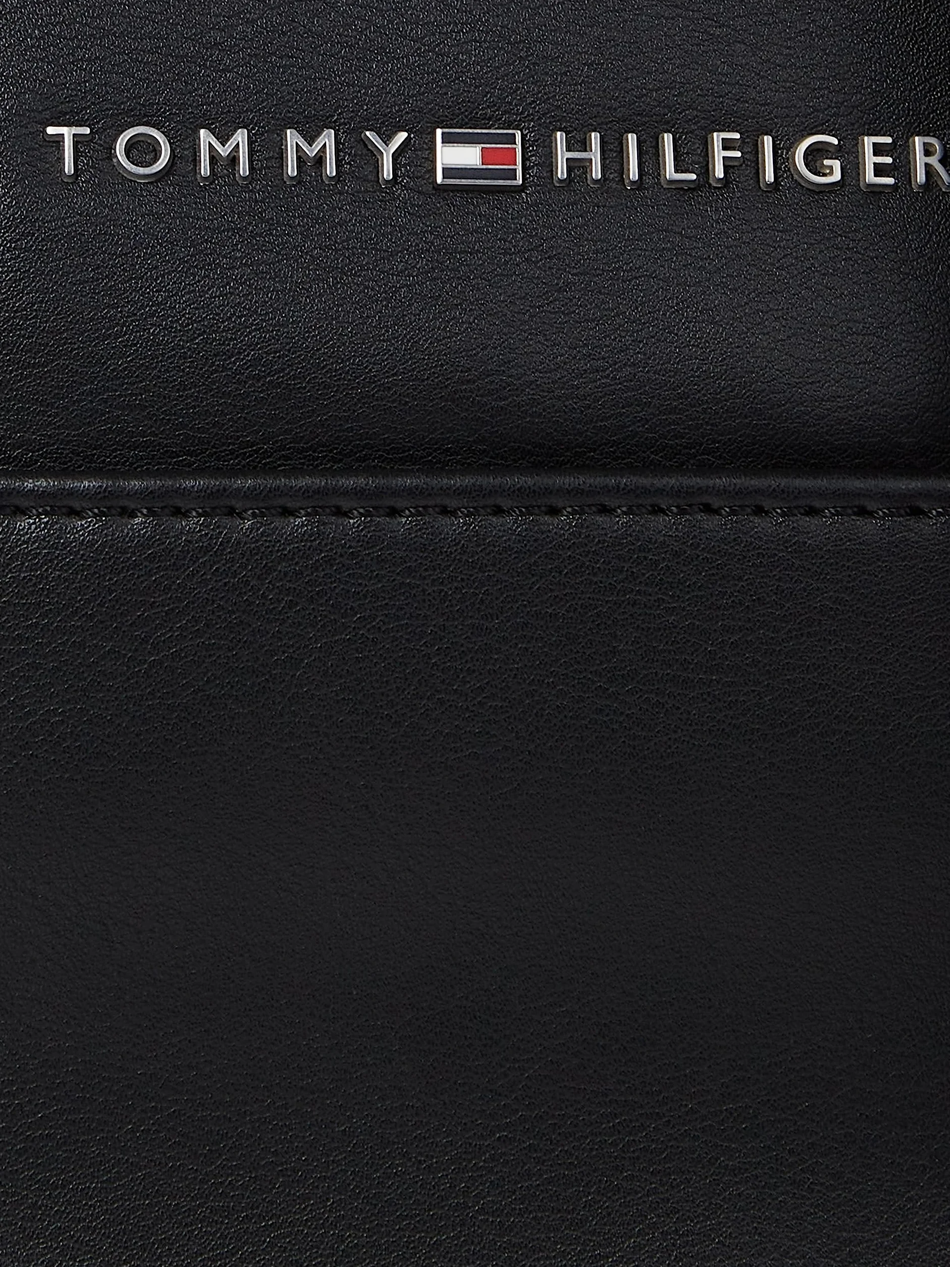 Tommy Hilfiger Mężczyźni Th City Mini Reporter Torba, Czarny, 21 x 16 x 6 cm
