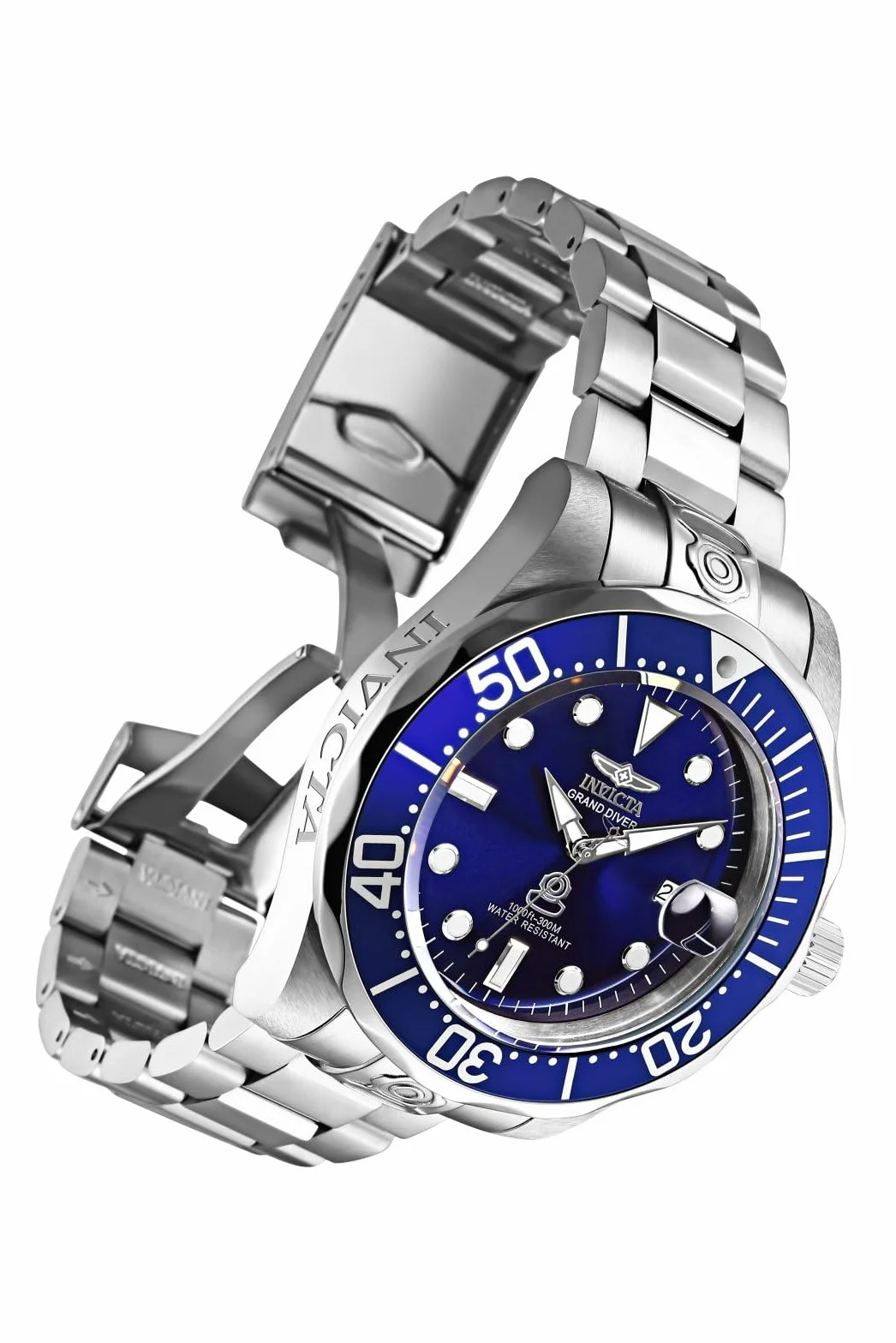 Invicta Grand Diver Męski zegarek automatyczny ze stali nierdzewnej - 47 mm