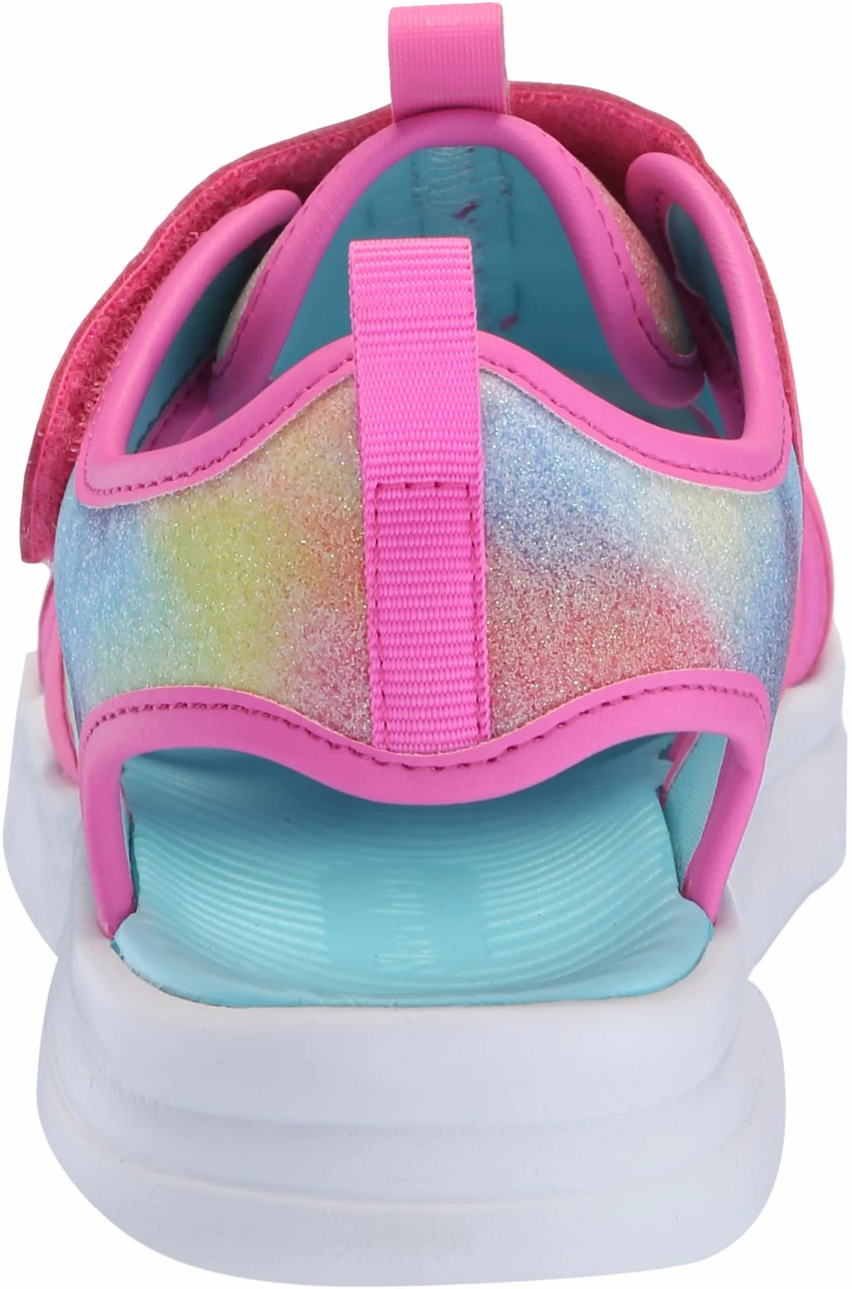 Skechers Dziewczęce sandały sportowe Flex Splash Daylight Shimmer, różowy, 13 UK Child