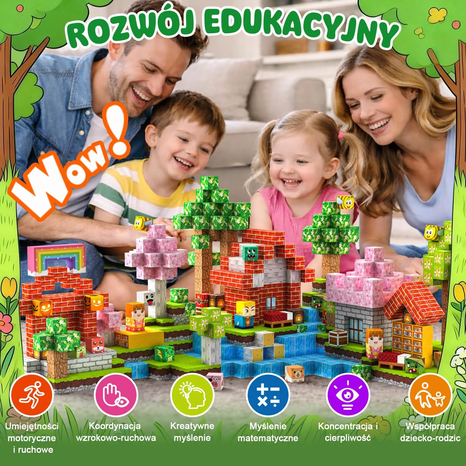 Klocki Magnetyczne 150 PCS 2CM, 3+ Zabawki sensoryczne STEM Montessori, Magnetyczne Klocki dla 3 4 5 6 7 8 9 10 11 12 8-12 lat Chłopcy i dziewczynki Prezenty urodzinowe
