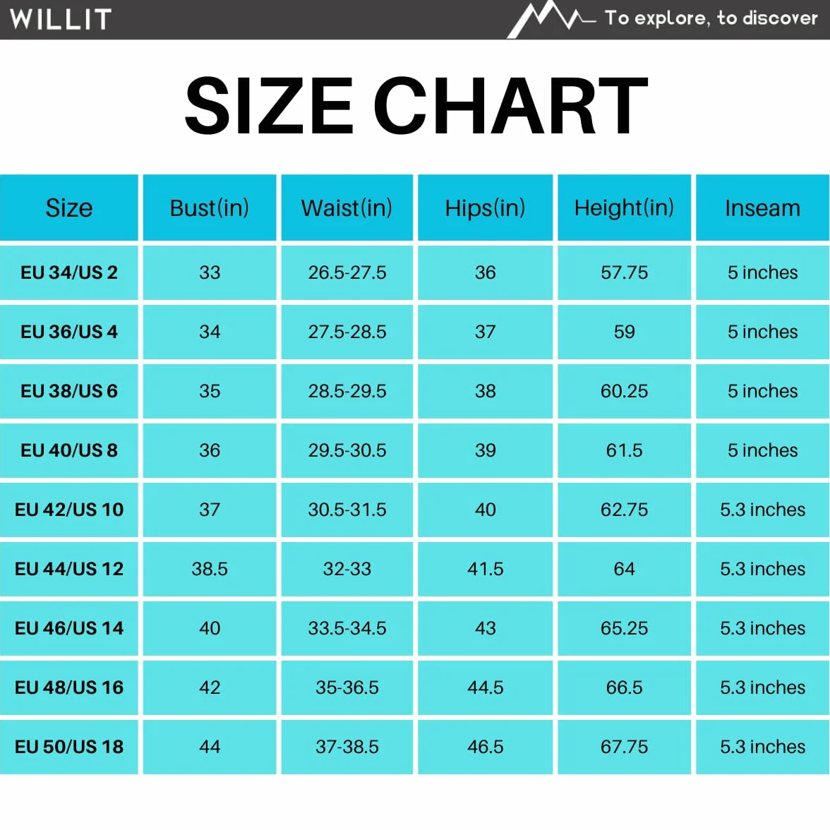 WILLIT Damskie spodenki do pływania typu Quick Dry Swim Board, wysoka talia, z kieszeniami na wkładce