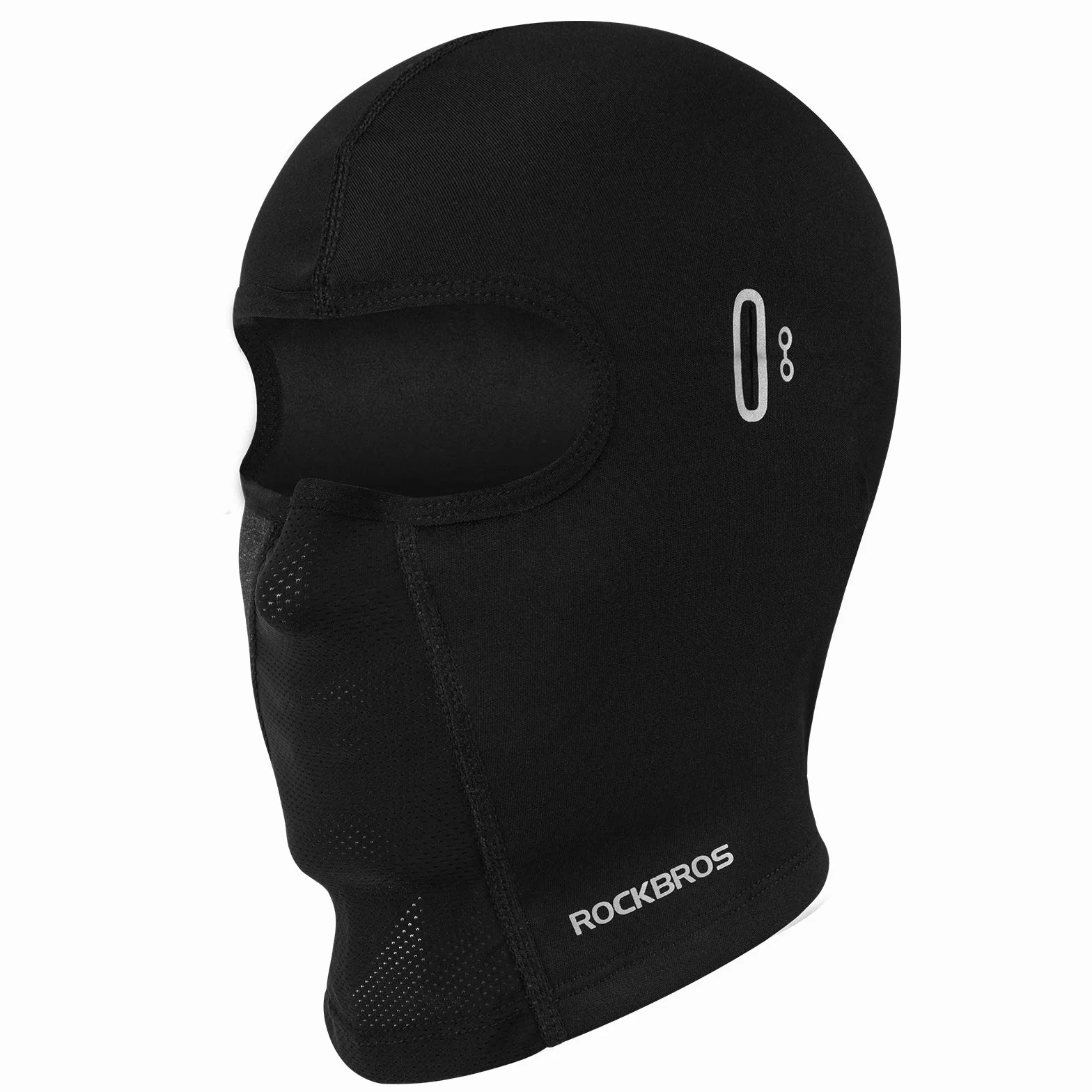 ROCKBROS Kominiarka Rowerowa, Ciepła, Wiatroodporna, Oddychająca, Elastyczna, Uniwersalna, Motocyklowa, Narciarska, Maska, dla Kobiet i Mężczyzn, 54-62 cm, Czarny/Szary