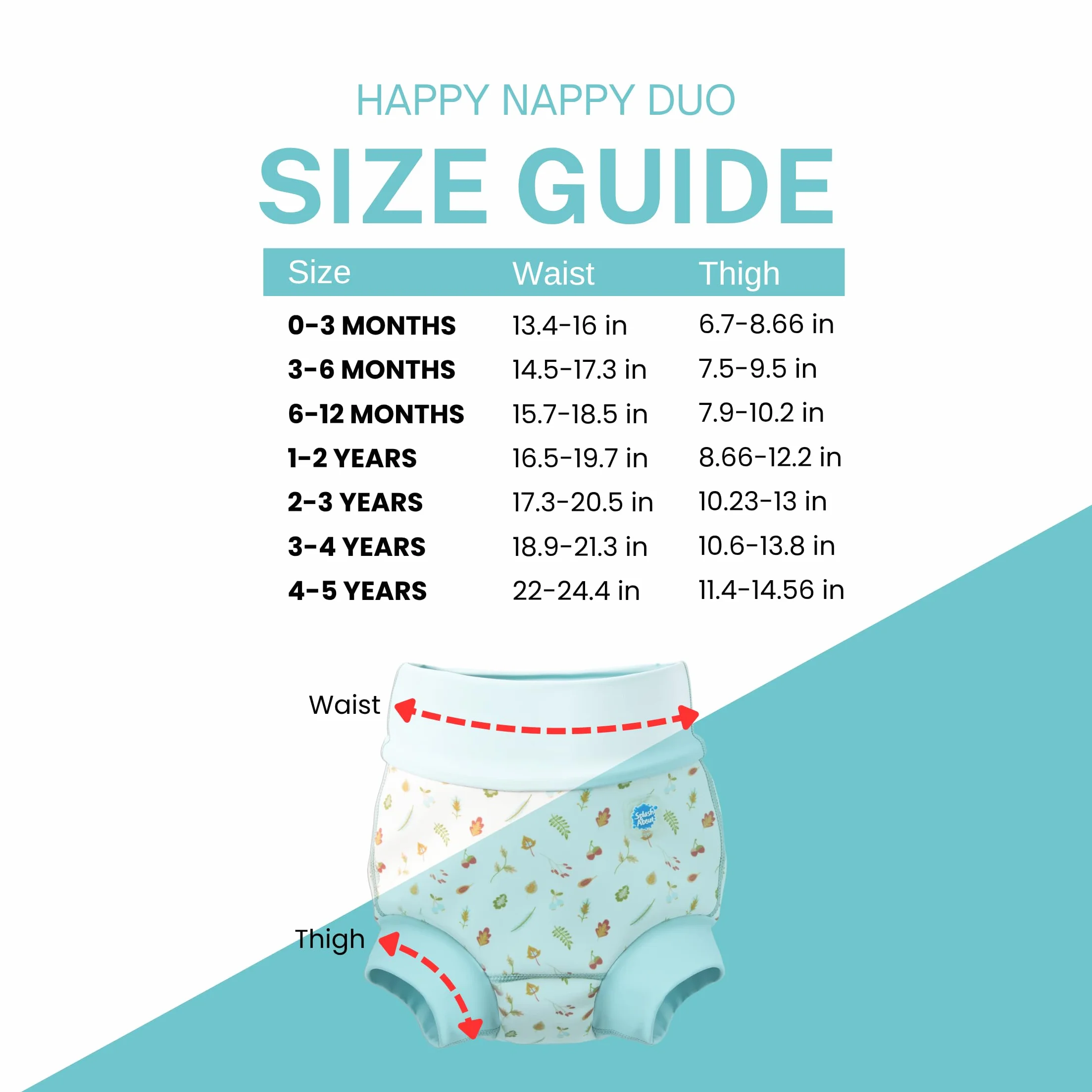 Splash About Happy Nappy Duo, Małe Żołędzie, 6-12 miesięcy, Małe żołędzie, 6-12 miesi?cy