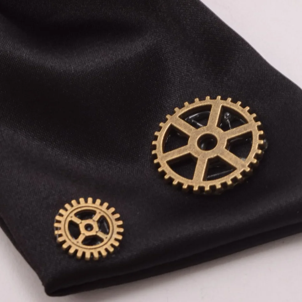 BLESSUME Steampunk muszka zębatka