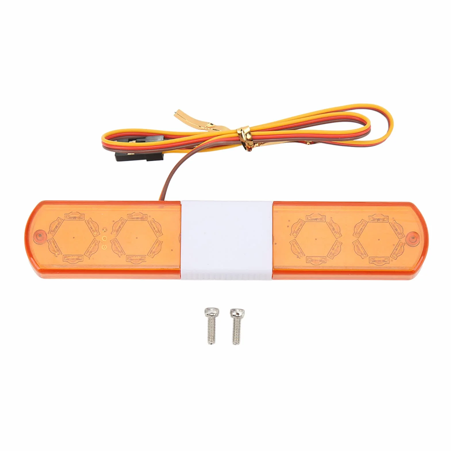 VGEBY RC LED Police Light 4 tryby dla samochodów RC 1/8 1/10 Światło alarmowe LED Niebieski Czerwony Żółty Czerwony Niebieski (ŻÓŁTY)