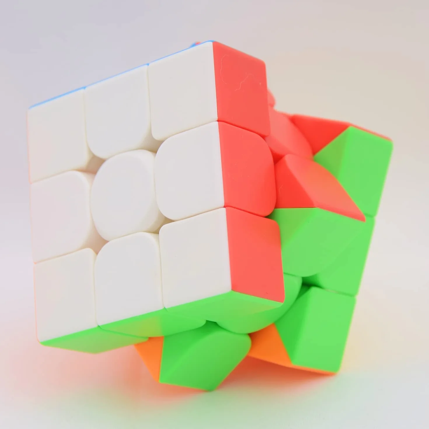 Bukefuno MoYu Meilong puzzle 3x3 kostka prędkość 3x3 magiczna kostka MoFang JiaoShi Moyu MFJS Meilong3c bez naklejek 3 x 3 x 3 kostki klasa prędkość zabawki