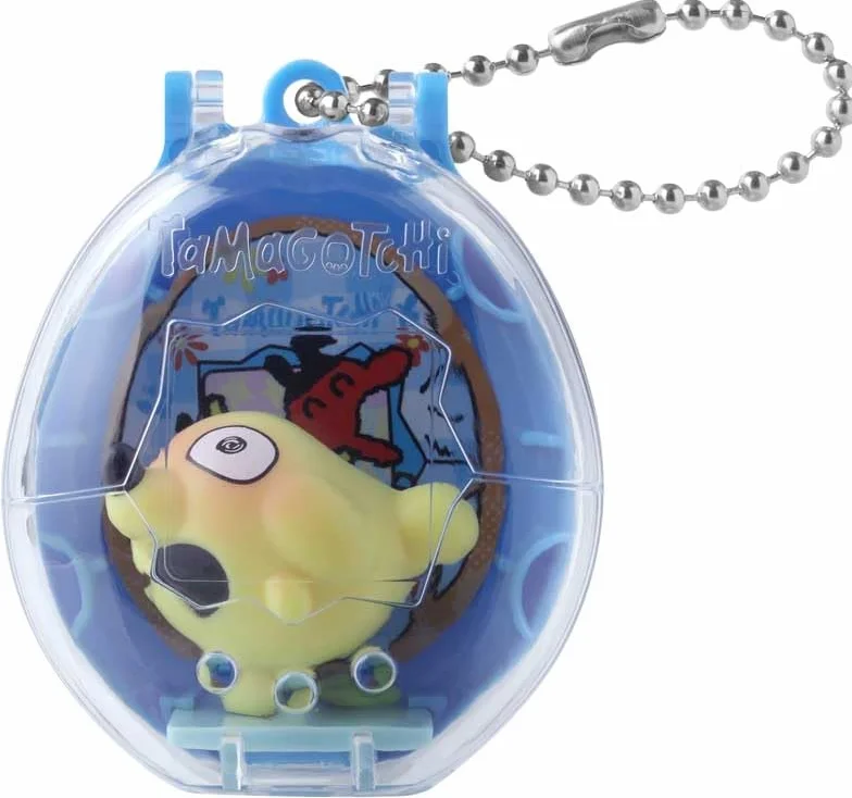 Tamagotchi Collectibles Series 1 Figurki czasowe na kupę, 1 z 6 postaci do zebrania, z gablotą i naklejką, wiek od 6 lat