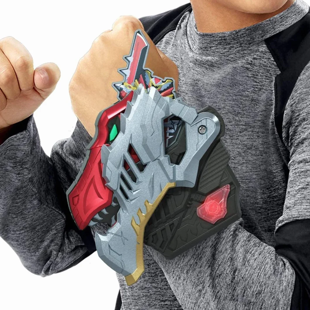 Power Rangers Dino Fury Morpher Elektroniczna zabawka ze światłami i dźwiękami zawiera Dino Fury Key inspirowany programem telewizyjnym