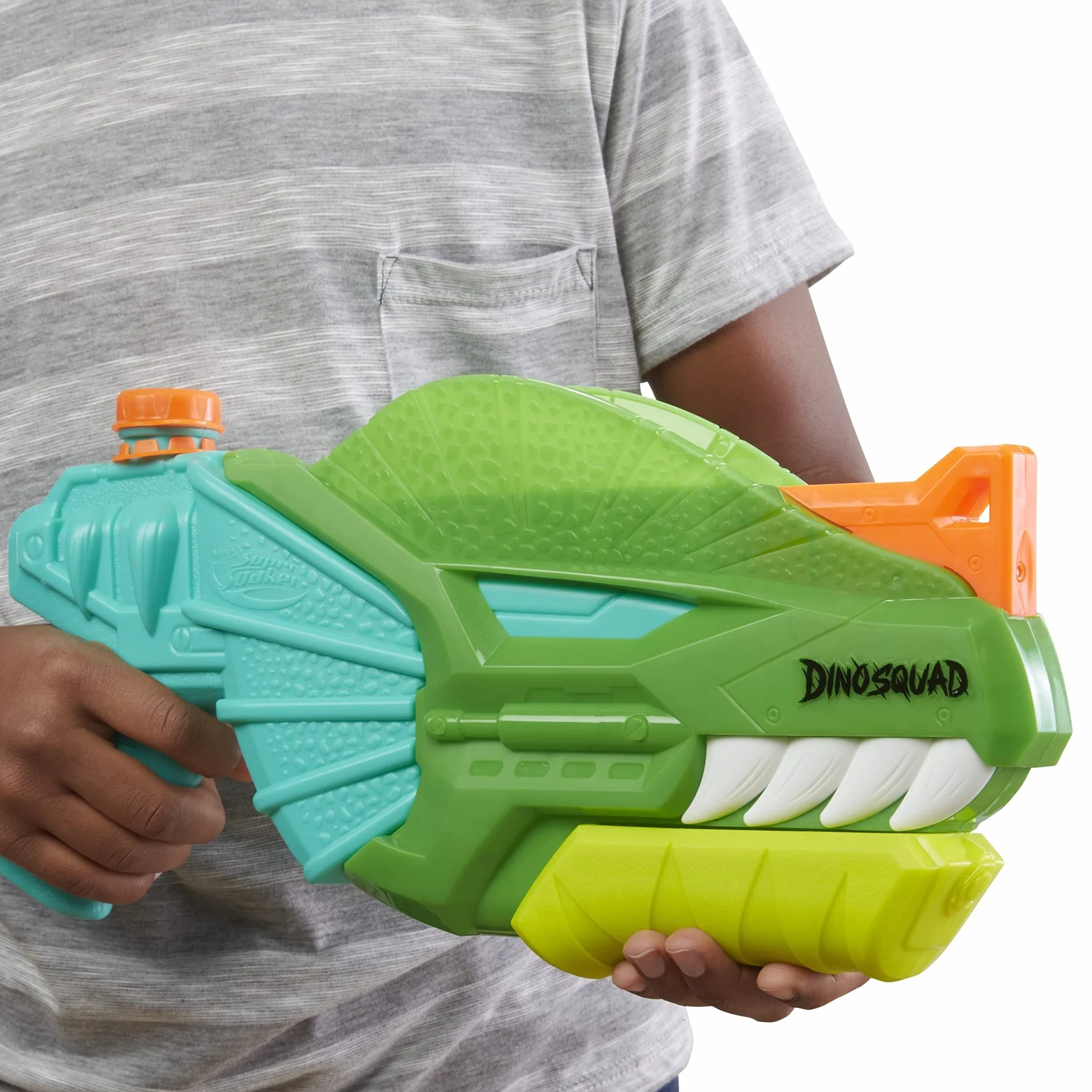 SUPERSOAKER Nerf DinoSquad Dino-Soak Water Blaster – pompka do namaczania do letnich gier wodnych na świeżym powietrzu