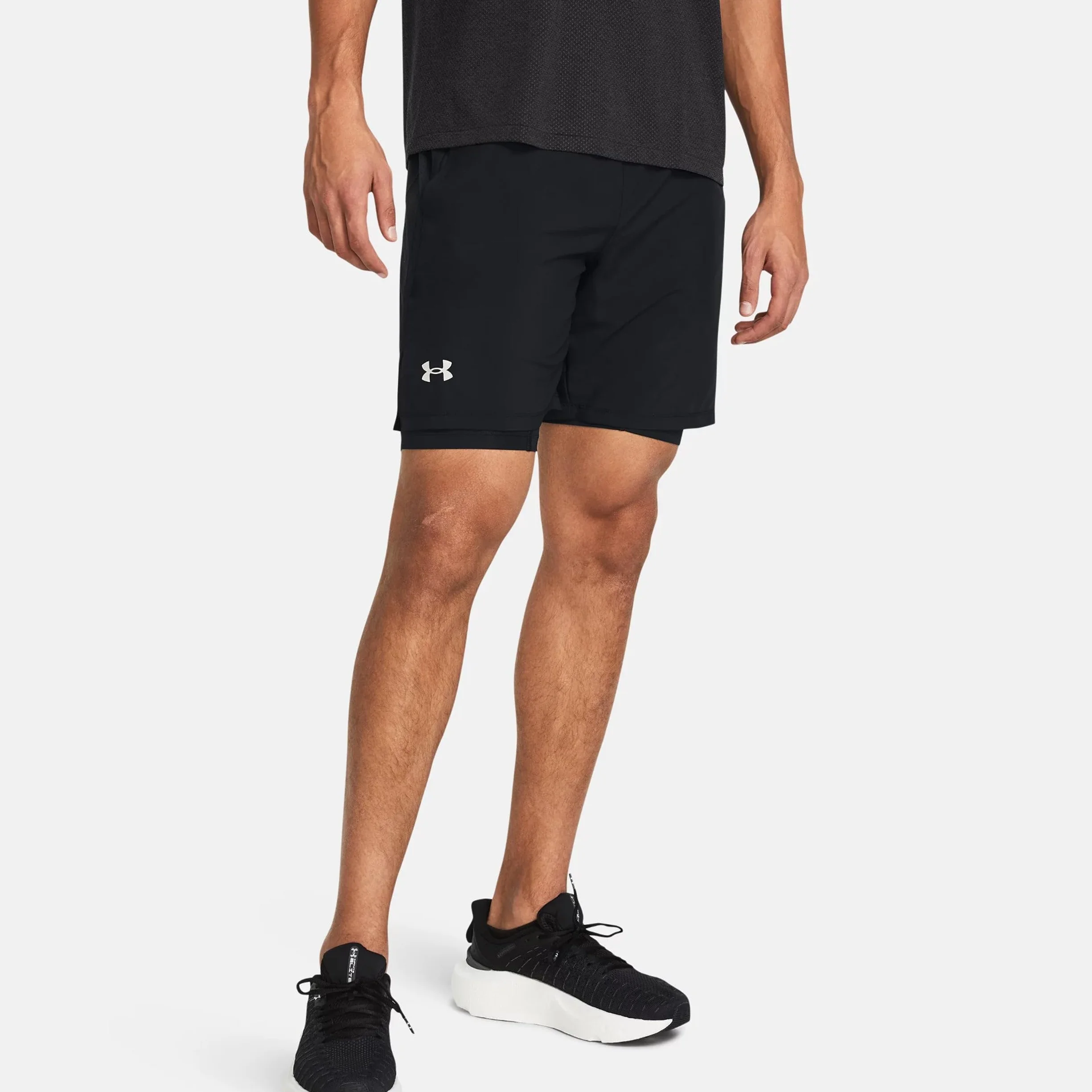 Under Armour Szorty 2 W 1 Launch Run 7" - Shorty Mężczyźni