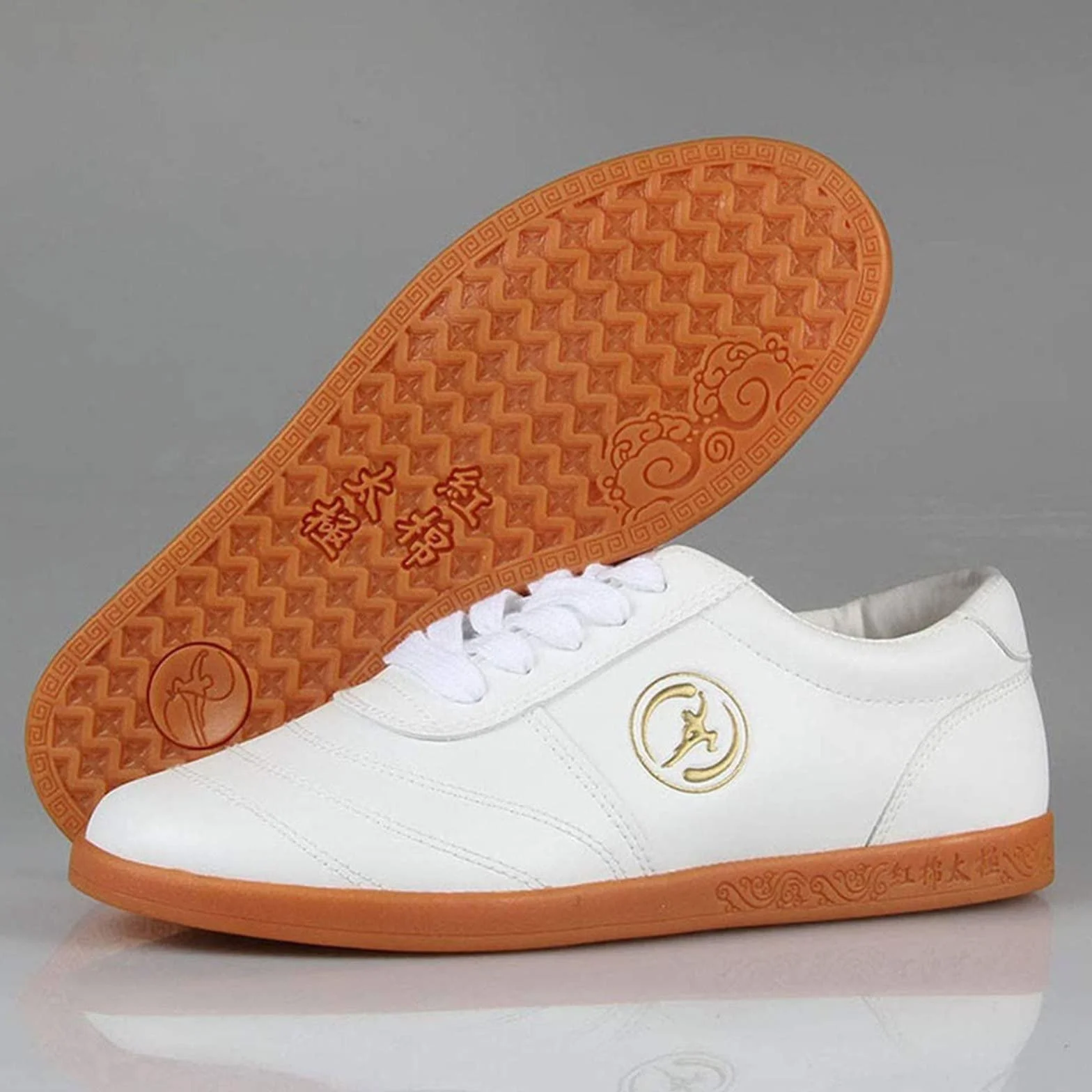 EMDPBD Buty do sztuk walki Tai Chi Mężczyźni Kobiety Płaskie antypoślizgowe Buty do sztuk walki Buty do Kung Fu Obuwie do chodzenia Trener Fitness Trampki Unisex Buty sportowe, styl1-8.5UK