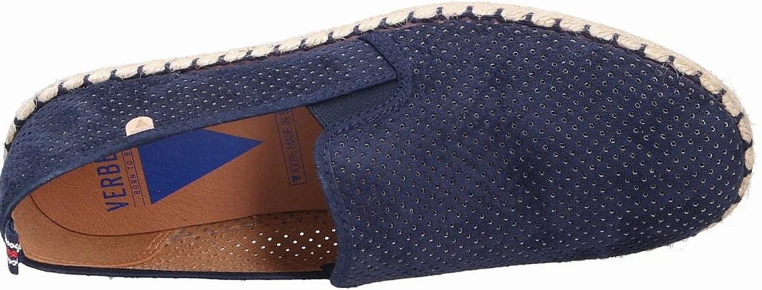 VERBENAS Męskie buty wsuwane Tom Hole Slipper tekstylne do noszenia w czasie wolnym, eleganckie wsuwane slip-ons Uni Tom męskie klapki beżowe